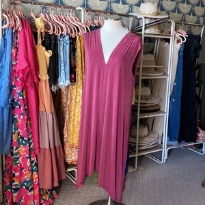 Anthropologie Marsala dress